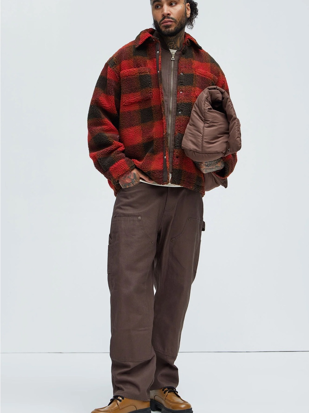 Sherpa Shirt Jacket – XXL